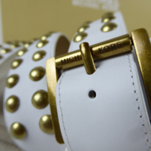 Michael Kors Ansel Leather Nail Studded Sandal NIB - Picture 6 of 9